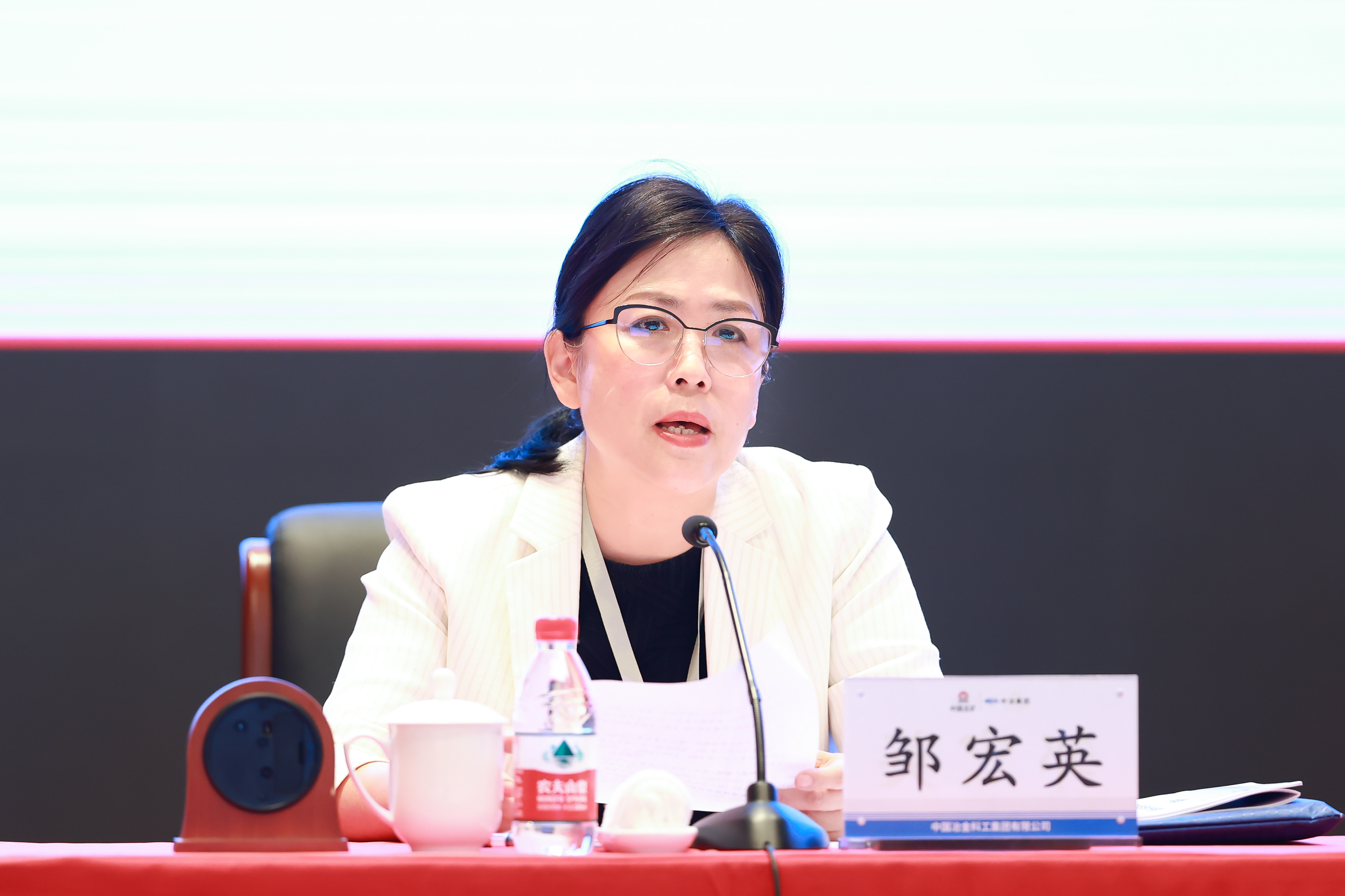 鄒宏英作經濟運行分析報告